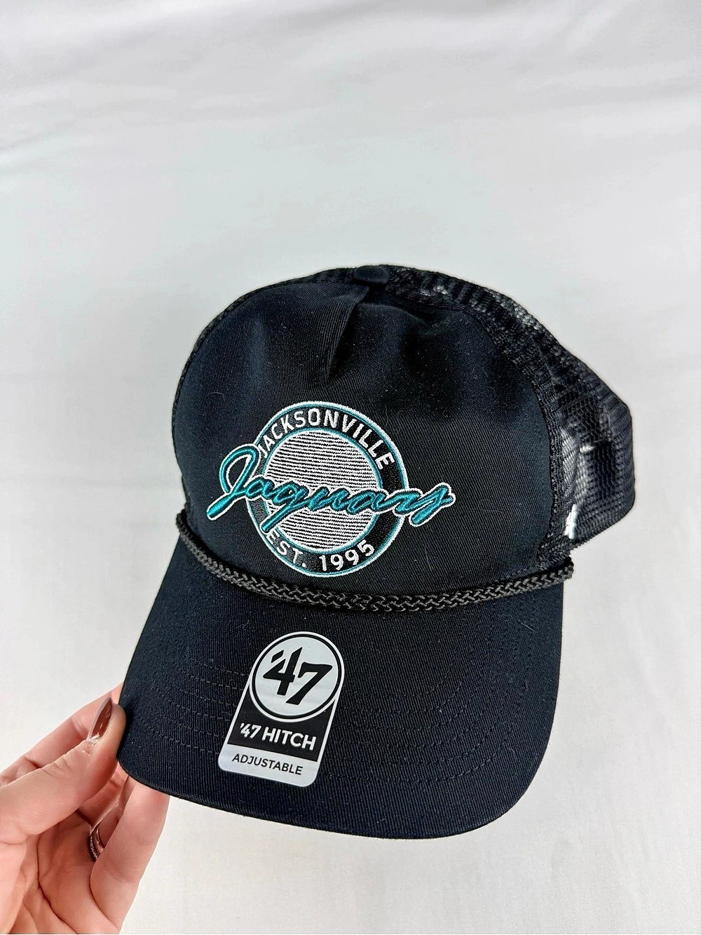 '47 Brand NFL Jacksonville Jaguars Overhand Mesh Hitch Rope Hat OSFM NWT